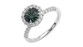 1.09ct Parti Sapphire & Diamond Ring