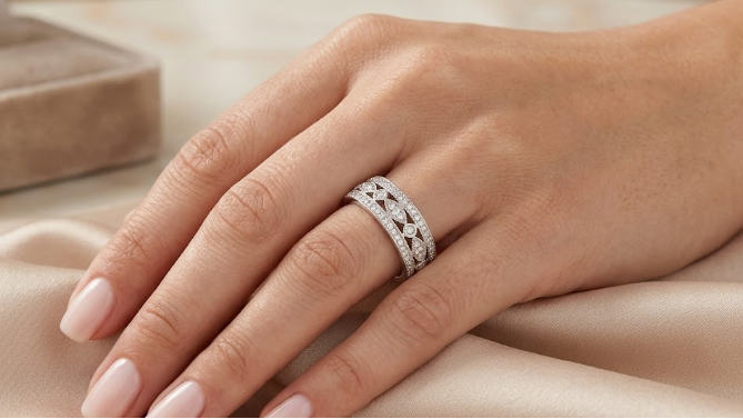 0.25ct Total Weight White Gold Ring