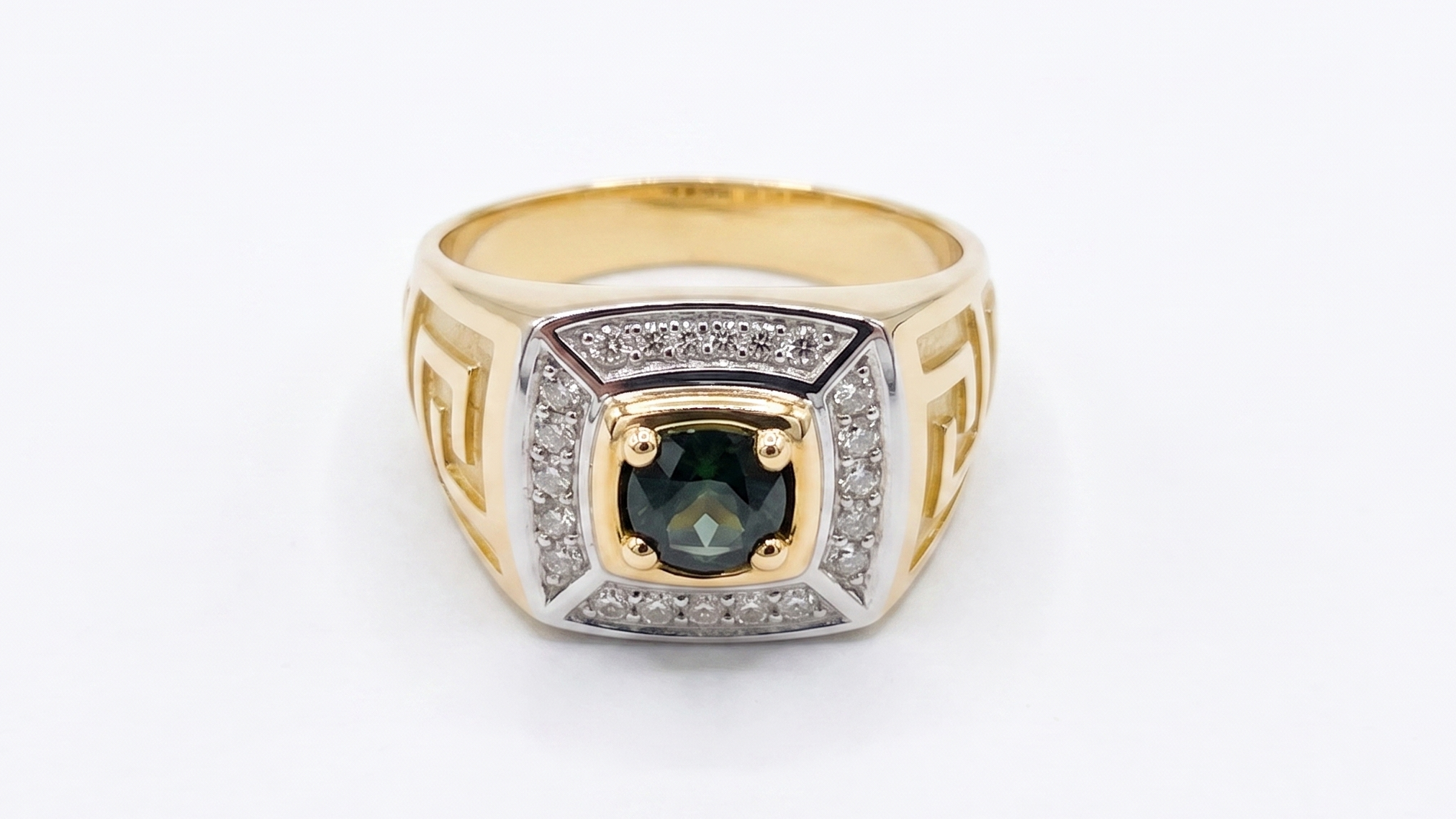 1.01ct Sapphire & Diamond Ring