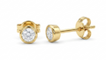 0.30ct Diamond Earrings in Yellow Gold