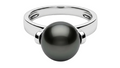 Dark Grey Freshwater Pearl Ring