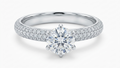 0.90ct Natural Diamond Solitaire Ring