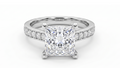3.07ct Princess Cut Lab Diamond Ring