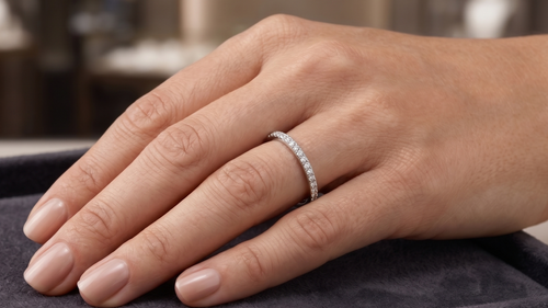 0.18ct Natural Diamond Band