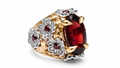 6.18ct Red Garnet Dress Ring